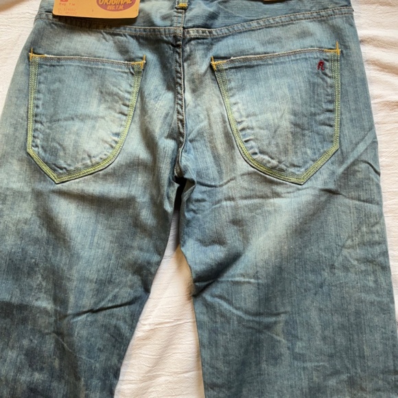 Original Replay Jeans factory distressed sz 28/34 NWT - Picture 7 of 7